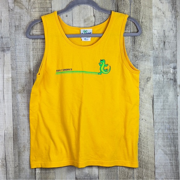 Castaway Kids by Cromer Vintage Gulf Shores Crewneck Tank Top w/Flaw - Picture 1 of 11